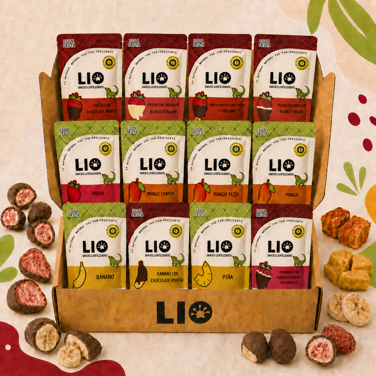 Lio Box por 12 und - Chocolate amargo (70% cacao)