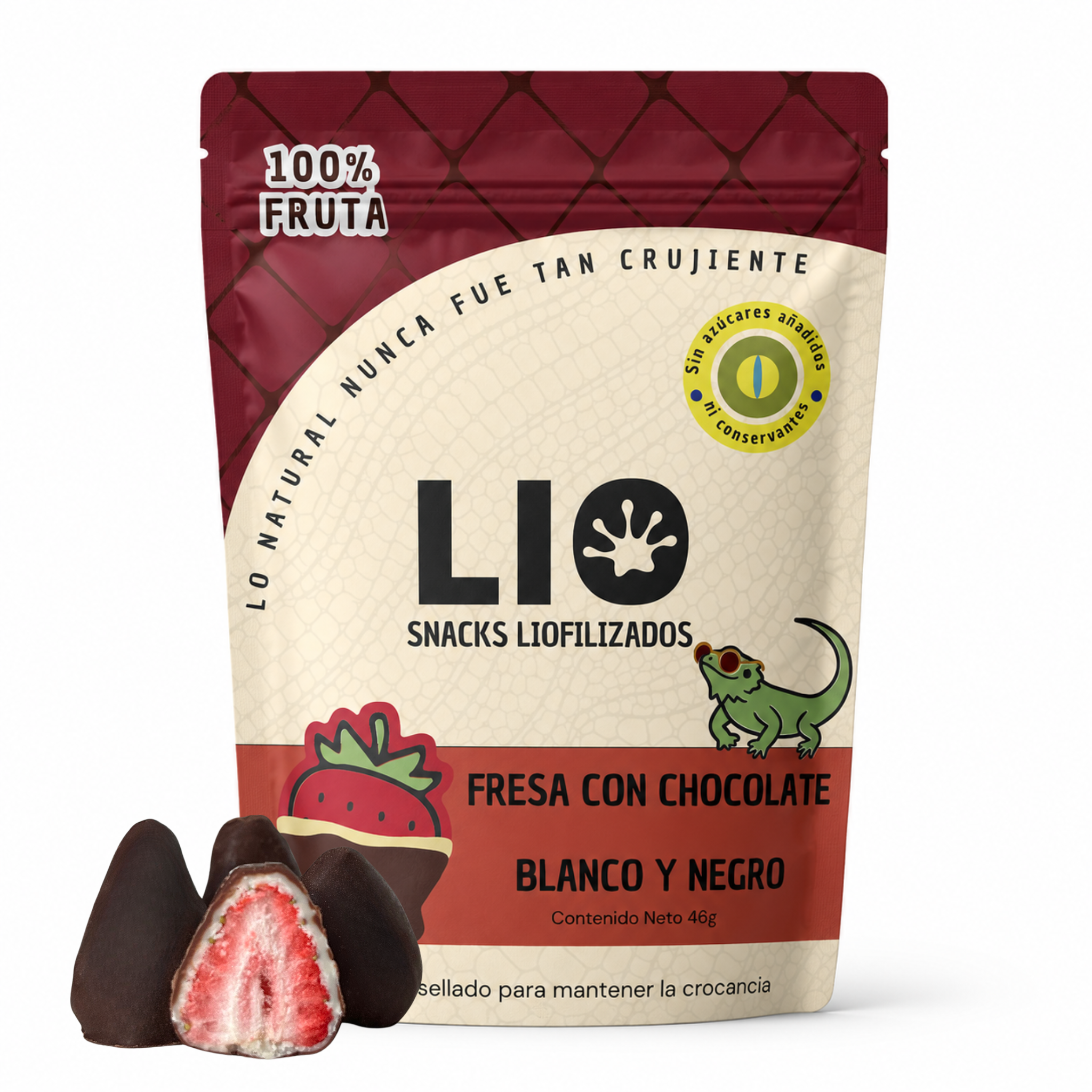 Lio Box por 12 und - Chocolate semiamargo (53% cacao)