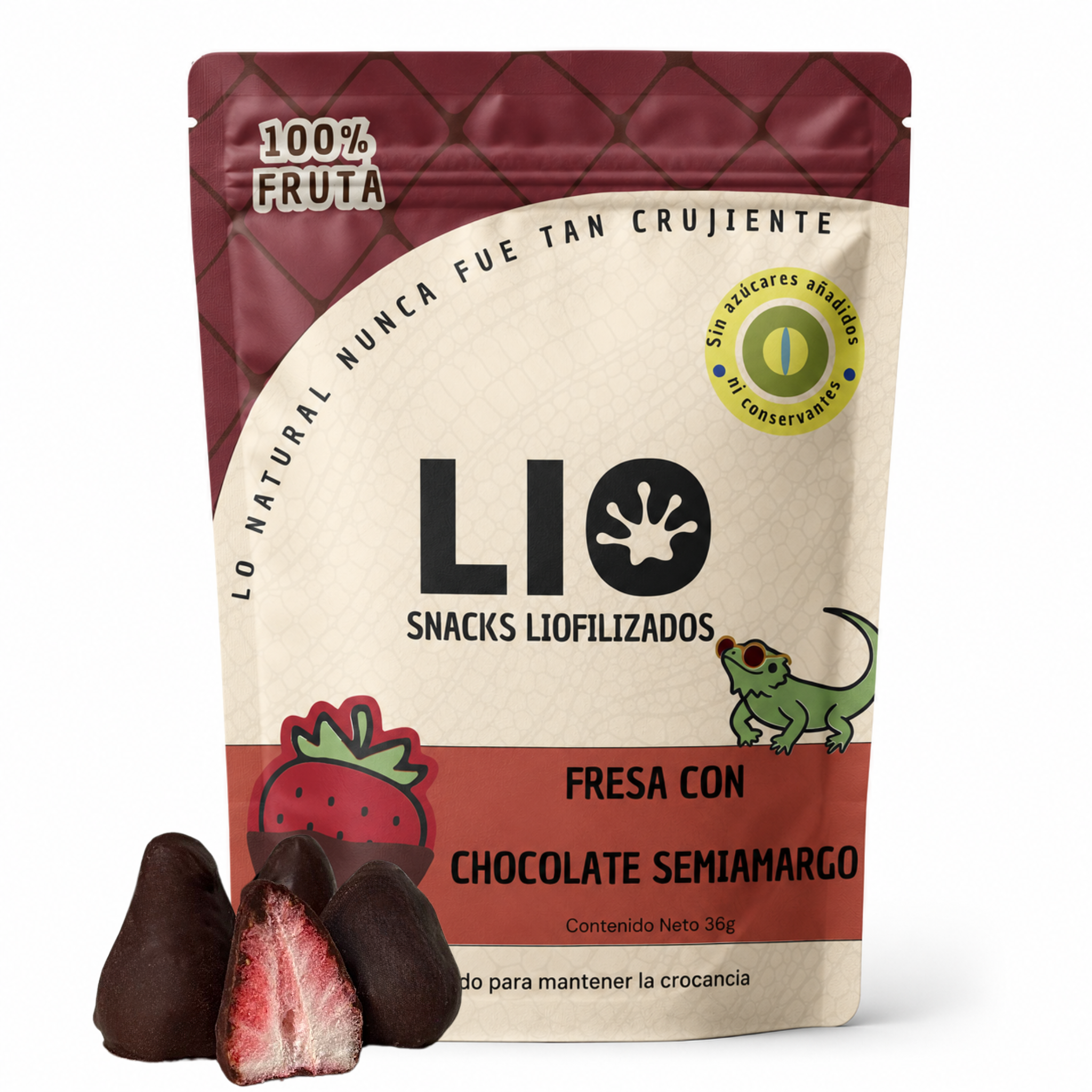 Lio Box por 12 und - Chocolate semiamargo (53% cacao)