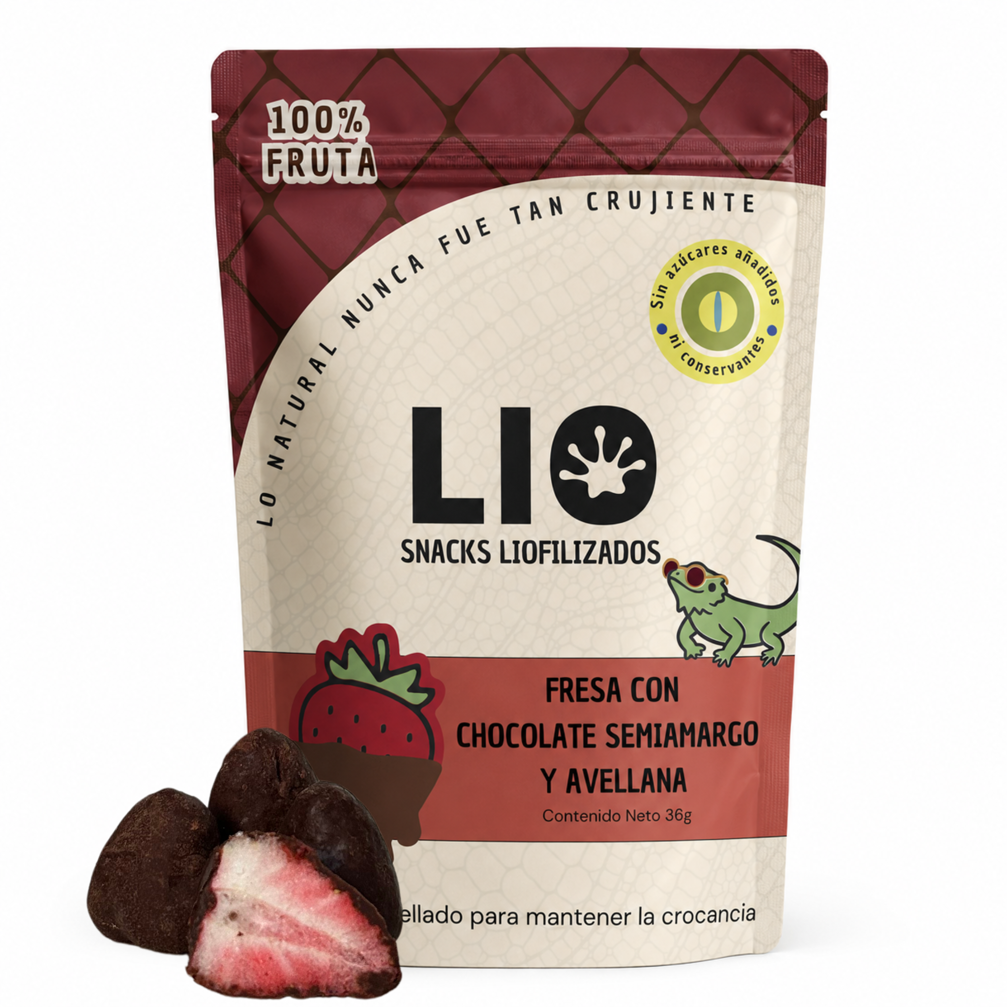 Lio Box por 12 und - Chocolate semiamargo (53% cacao)