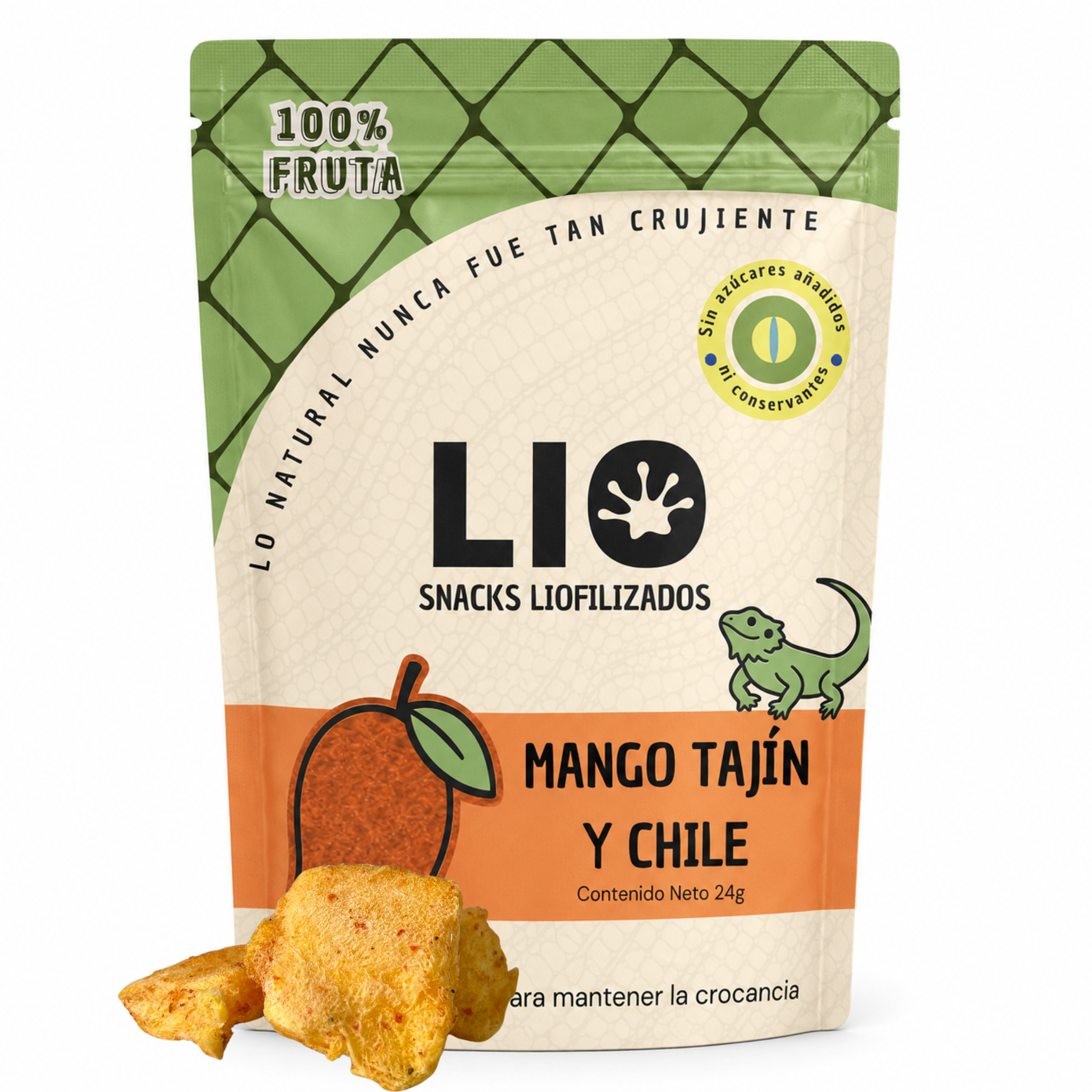 Mango liofilizado con tajín – 24 g
